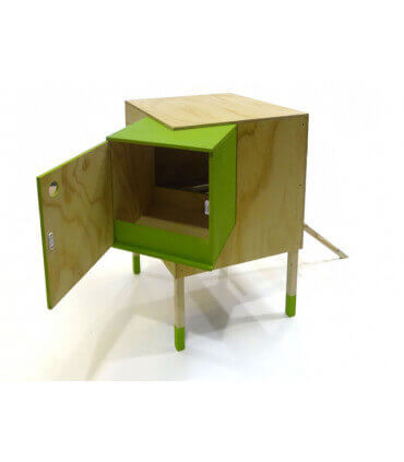 petit poulailler avec pondoir intégré