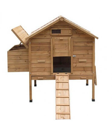 poulailler bois mobile 7/8 poules sur pilotis. Piloti de Magguy.