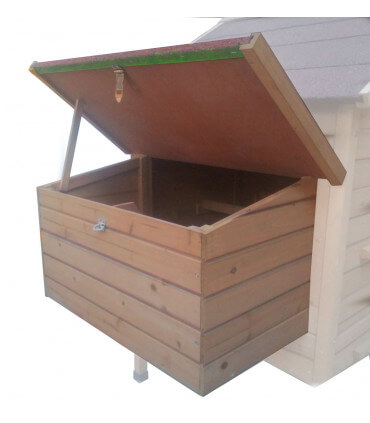 pondoir bois taille L 2 nids pour poulailler design