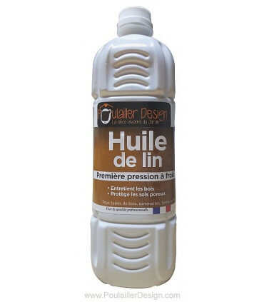Protection naturelle du bois avec l'huile de lin