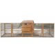 Family Cot'Age poulailler double volière