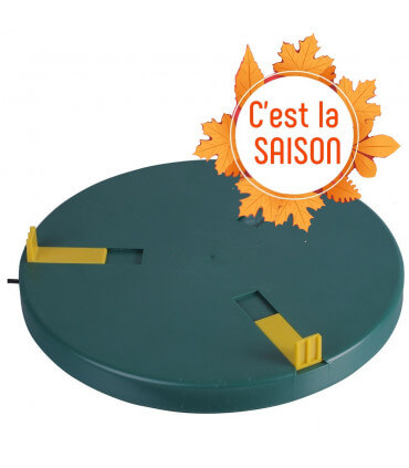 Plaque chauffante pour abreuvoirs siphoides des volailles hors gel