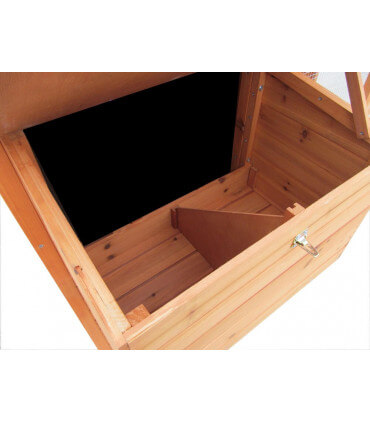 Pondoir bois double nids pour pondeuse