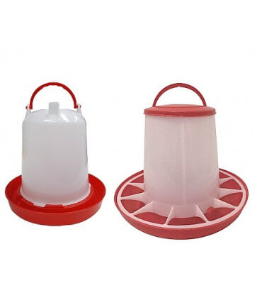 mangeoire volaille plastique 6kg et abreuvoir siphoïde 6l