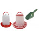 mangeoire volaille plastique 6kg et abreuvoir siphoïde 6l