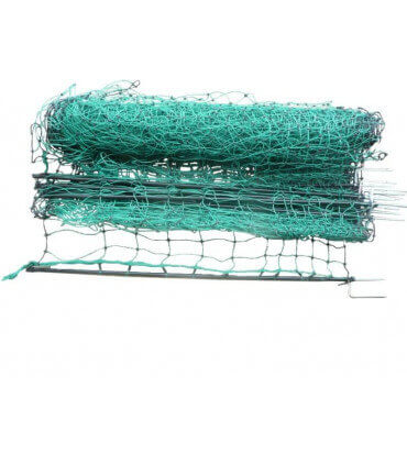 Kit filet pour parc mobile pour poules et volaille, version électrifiable.