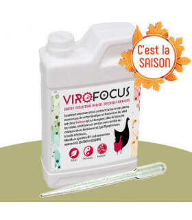 ViroFocus, soutient l'immunité des poules en phytothérapie. En prévention des maladies.