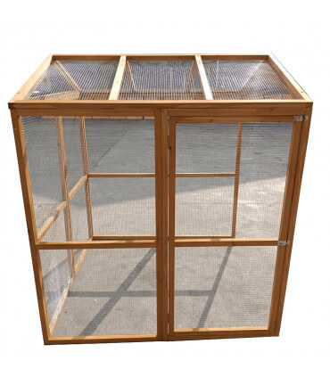 Extension de volière pour poulailler chick'en Home grand format. Grillagee, anti-fouines.