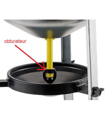 piece detachee bouchon pour pipette d'abreuvoir galva sur pieds 23L.