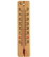 thermometre STIL en bois pour controler la température ambiante du poulailler et assurer le confort des poules.