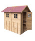 Poulailler bois XXL 10  poules . 2 portes pour moteur, grandes ouvertures, 2 perchoirs et plancher anti-nuisibles.