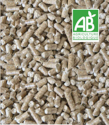 aliment poussin bio en granulés 2eme age. Pour la croissance des poussins à partir de 8 semaines.