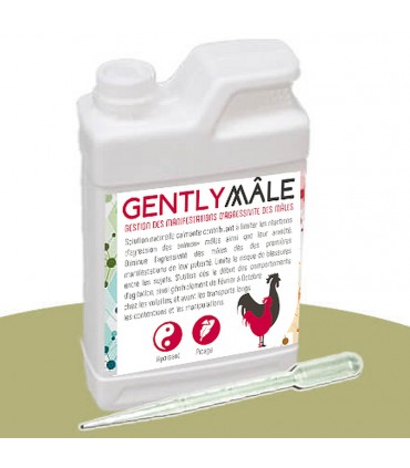 calmant des coqs agressifs et animaux males.