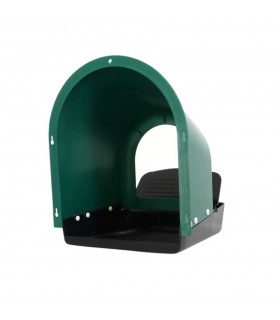 Pondoir mural plastique, nid de poules grand format, avec réservoir protection des oeufs.