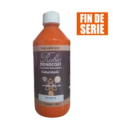 fin de série. Promo saturateur écolo Rubio sans COV traite le bois du poulailler