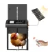 trappe de poulailler automatique a cremaillère avec telecommande et alimentation solaire