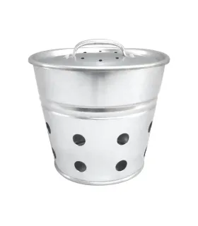 lombricomposteur galva 5 l.  vermicomposteur de jardin enterrable.