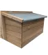 Pondoir 3 nids pour les poules pondeuses et couveuse, adaptables sur le poulailler CAravAiles.