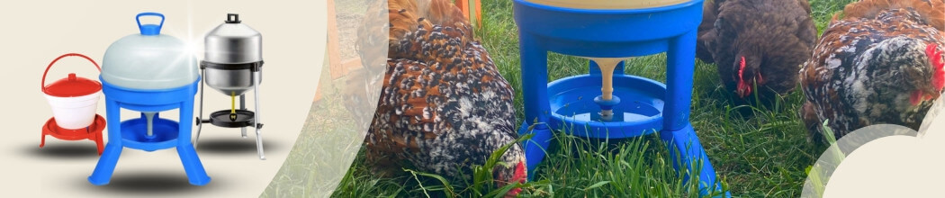 Abreuvoir Suspendu Pour Poules En Plastique Noir - Grande Capacité Et Hygiénique