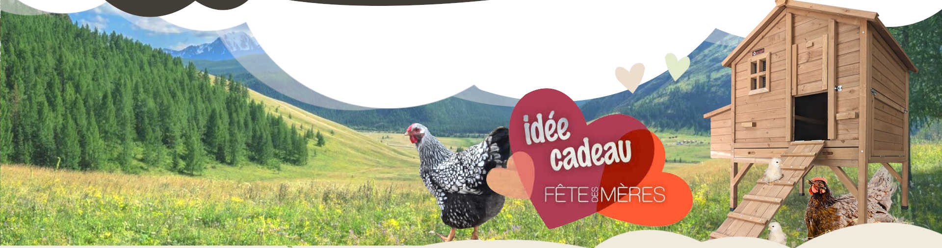 Fere des meres, un poulailler en cadeau